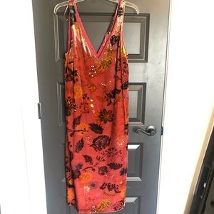 ZARA velvet dress